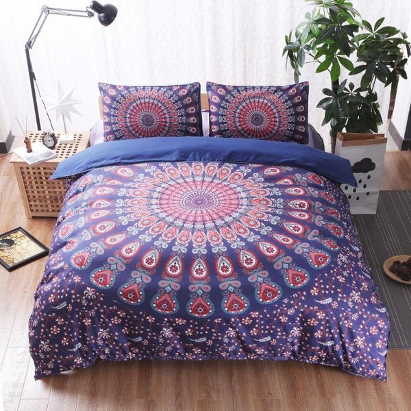 

bedding sets nordic set elegant bohemian duvet cover  228*228 ethnic bed single double king comforter qulit 2021
