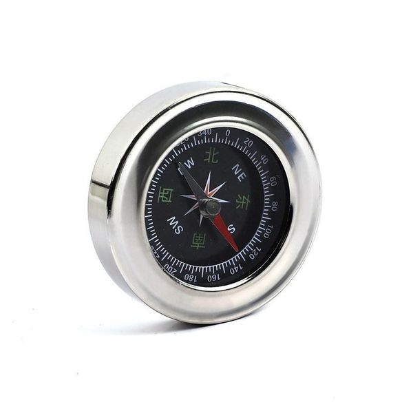 

outdoor gadgets 1pcs portable stainless steel lightweight emergency compass survival tool navigation wild mini