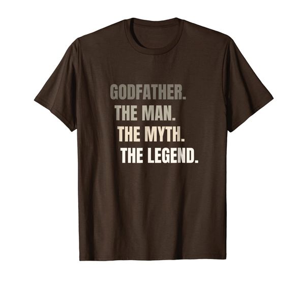 

godfather the myth the legend funny baptism tshirt, White;black