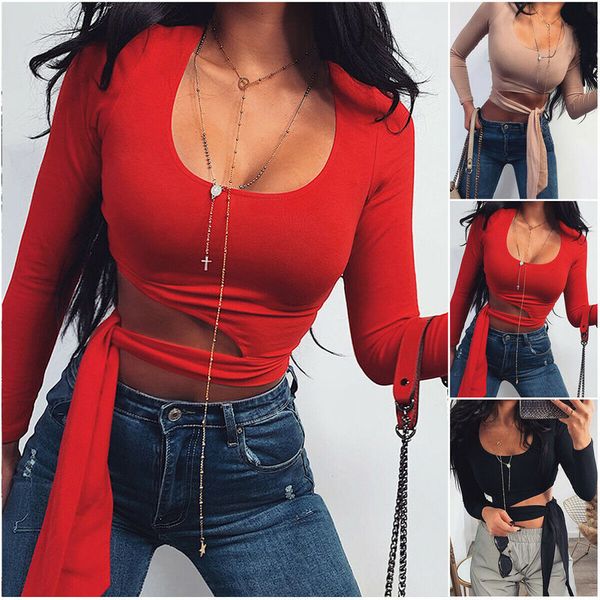 

t-shirt long sleeve bodycon casual t ladies shirt womens clothing party clothes women tee shirts, White