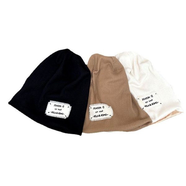 

net red moon hat fashion hats for men women in autumn and winter knitteds caps, Blue;gray