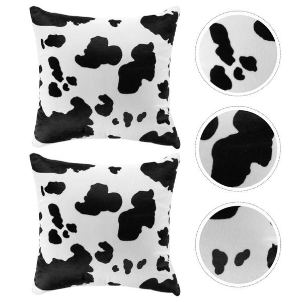 

pillow case 2pcs cover cow pattern cushion pillowcase