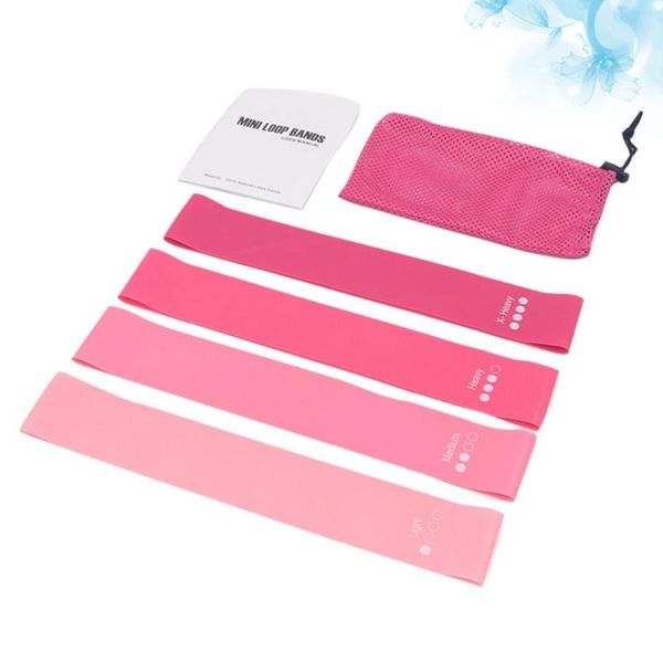

resistance bands 4pcs band exercise loop fitness yoga elastic assist for girl