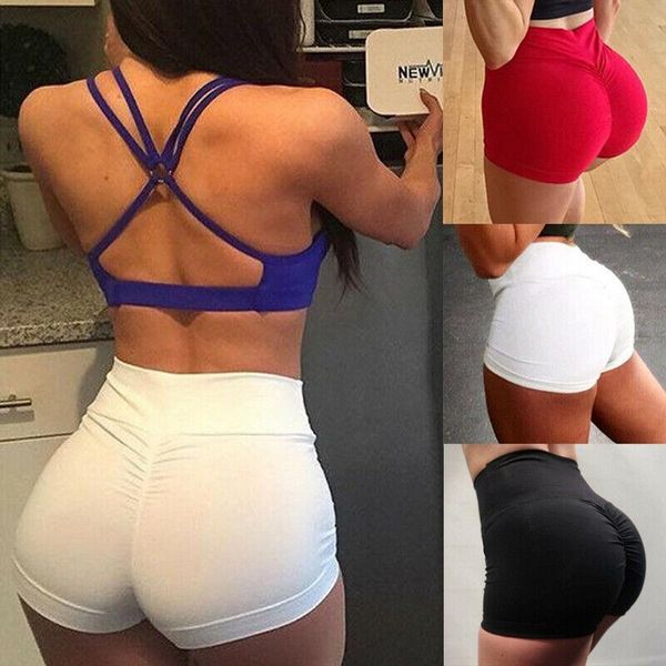 

women's athletic gym workout fitness yoga leggings briefs breathable sports high waist shorts outfit