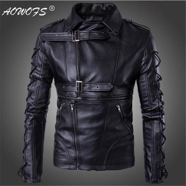 

men's fur & faux ailooge brand men leather jackets coats degisn europe and america fashion motorcycle jacket big size 5xl, Black