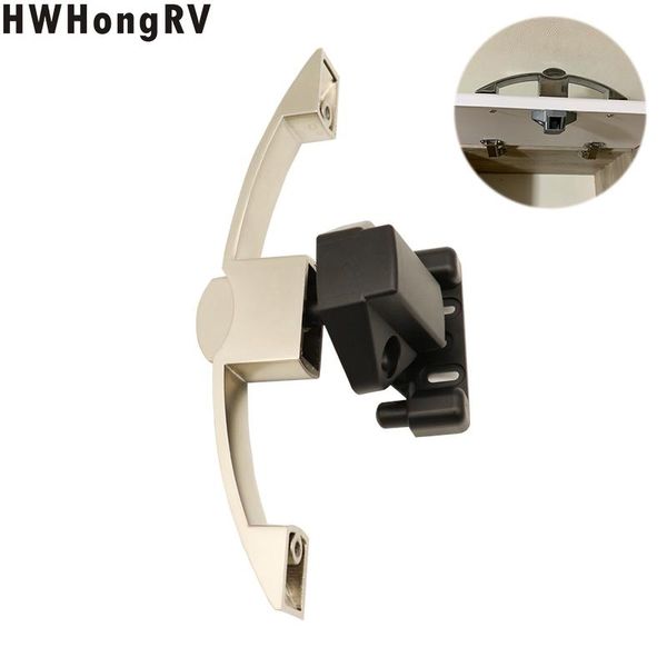 

parts arc handle button lock is used for the rv cabinet door made of zinc alloy