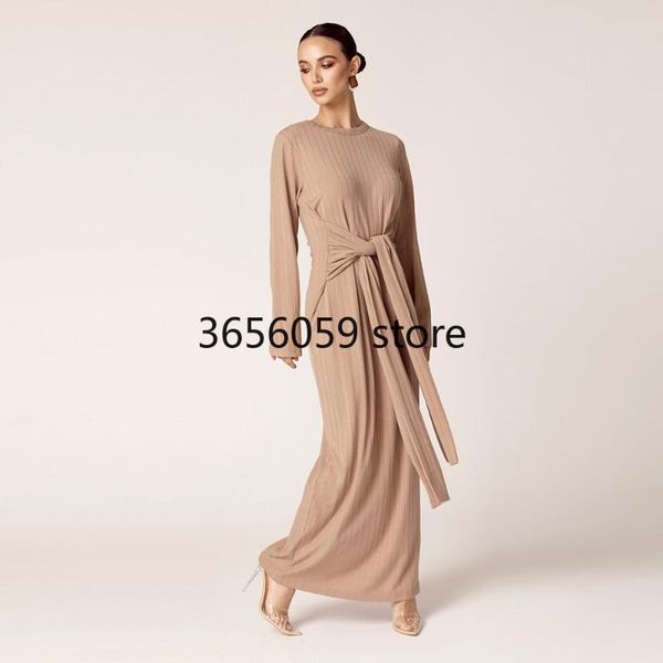 

ethnic clothing winter knit abaya dubai turkey arabic muslim hijab dress for women islam caftan marocain vestido longo robe femme kaftan mor, Red
