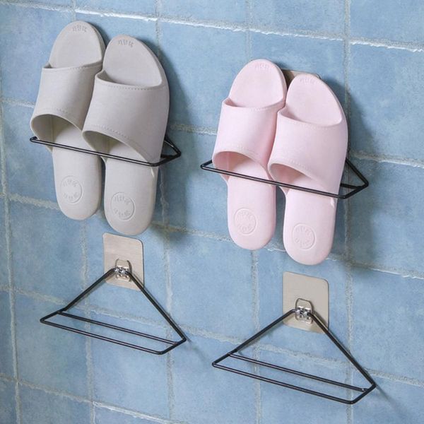 

clothing & wardrobe storage 2pcs wall mounted shoe rack peel and stick organizer damage installation for bathroom shower room