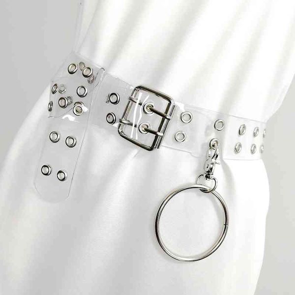 

2021 low price wholesale transparent belt woman waist white belts for women plus size pvc cinturon mujer designer jeans clear punk gothic cu, Black;brown