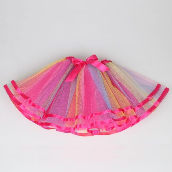 

skirts cute summer baby kids girls floral bowk princess skirt party colorful tutu 2-8y dance flower, Blue