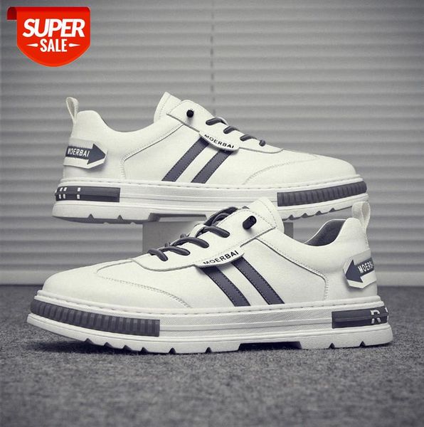 

men's shoes breathable all-match white sports korean casual men #su7c