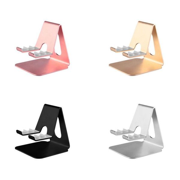 

flat and phone stand creative deskadjustable aluminum alloy material for holder cell mounts & holders