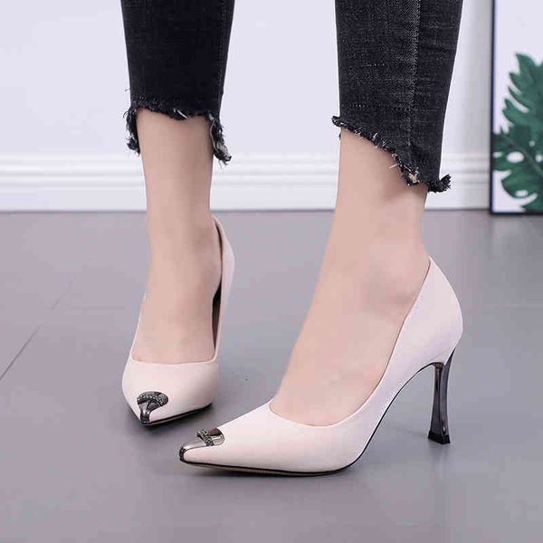 

dress shoes women wedding white thin high heel pointed toe bride pumps slip on elegant quality pink plus size l0019 nrnb, Black