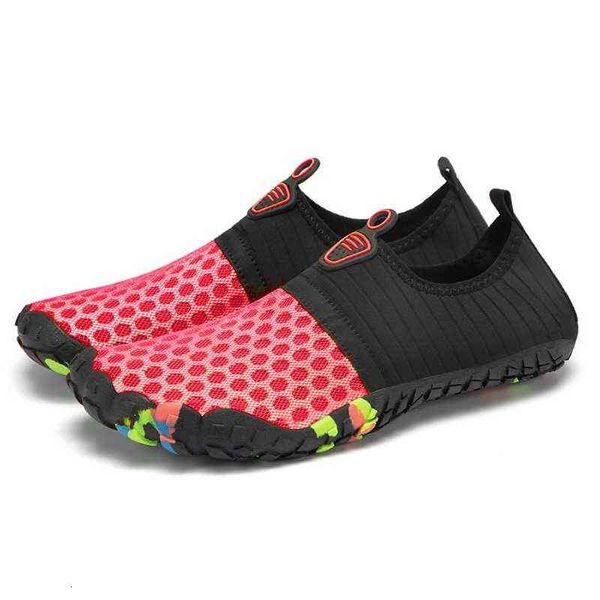 

outdoor five finger wading upstream shoes amphibious soft sole beach swimming cover foot, Black