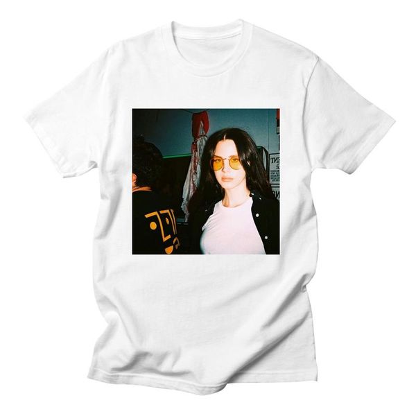

women's t-shirt lana del rey letter print casual funny shirt for lady white tee o-neck woman summer plus size women