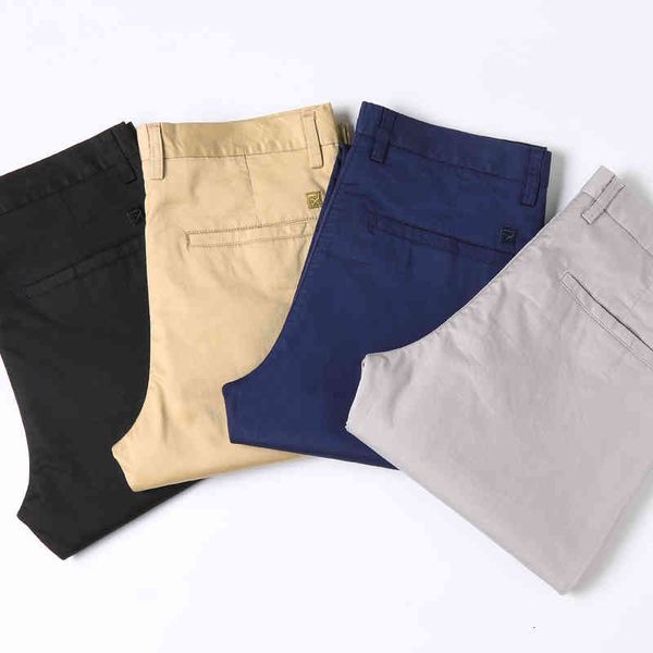 

pants spring and autumn men's fashion business casual long pants male elastic straight formal trousers plus big size 42, Black