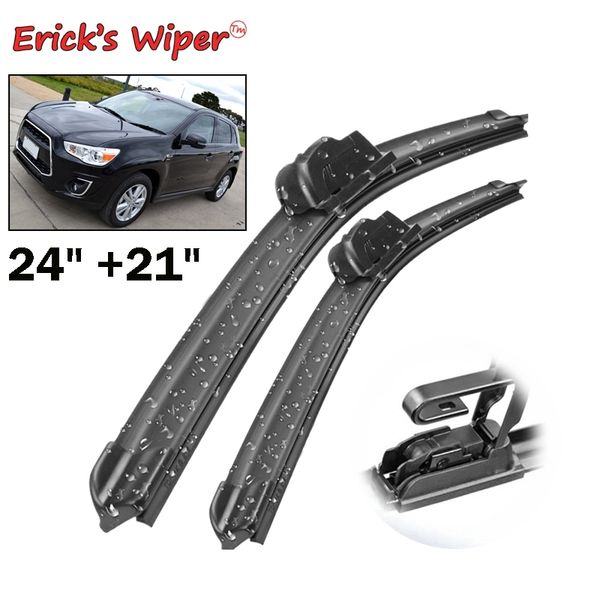 

erick's lhd wiper blades for mitsubishi asx 2010 - 2015 windshield windscreen front window 24"+21"