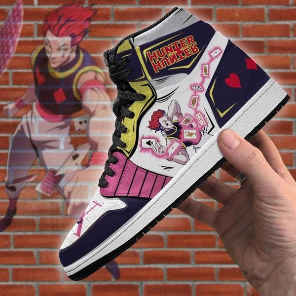 

hunter sneakers hisoka x hunter magician hxh anime shoes