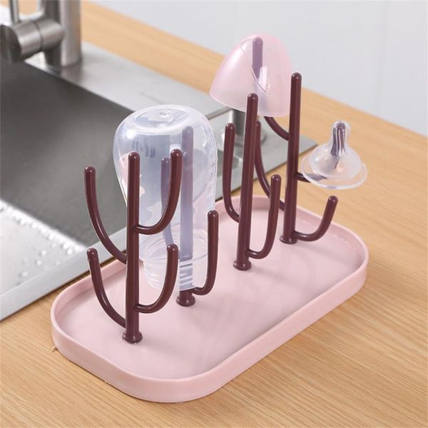 

hooks & rails baby infant bottle drying rack feeding bottles cleaning dryer drainer storage nipple shelf pacifier cup holder