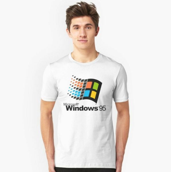 

windows 95 time to back to the classic funny white t-shirt s-6xl, White;black