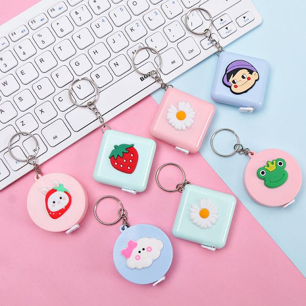 

cute cartoon household sundries mini tape measure portable measuring clothes leather ruler soft waist rulers