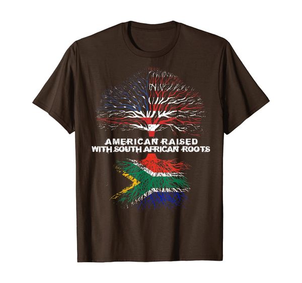 

American Raised with South African Roots Africa T-Shirt, Mainly pictures