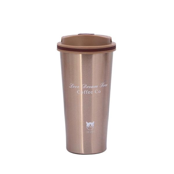 

water bottles selling 304 insulated stainless steel bottle fashion high-end portable coffee cup creative business gift straight