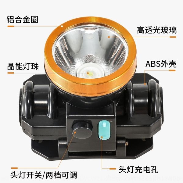 

glt led lights torches headlampstrong chargingheadset flashmultifunctional night fishing flashlightlampoutdoor waterproof lithium electric
