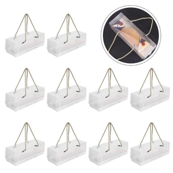 

gift wrap 10pcs rectangle cake packaging boxes packing portable