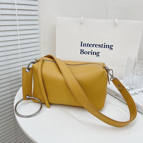 

evening bags solid color crossbody for women vintage leather handbag female luxury designer shoulder bag ladies soft