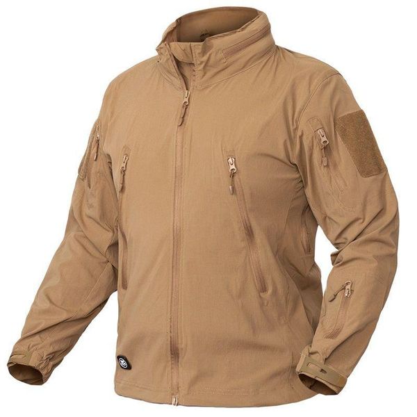 

men's jackets lightweight tactical jacket men waterproof mulit pockets military army clothing breathable bylon windbreaker 6bp7, Black;brown