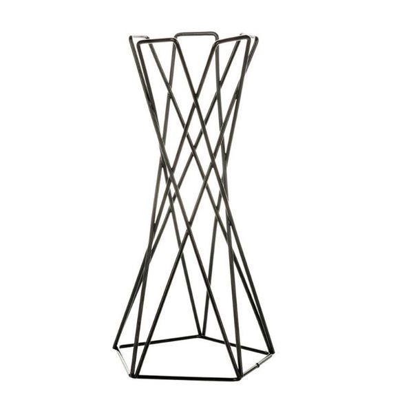 

planters & pots rustic irregular flower plant pot holder geometric metal rack air plants garden display decoration jw