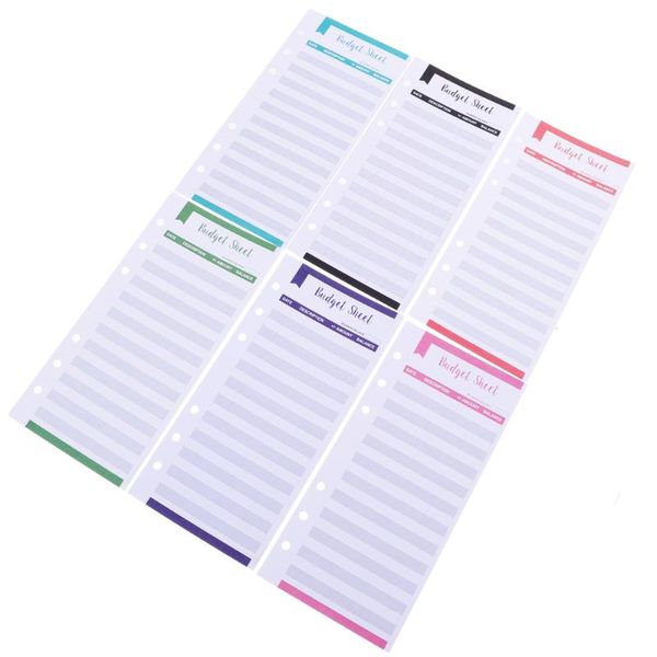 

gift wrap 20pcs budget planner paper binder sheets expense tracking helper
