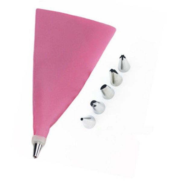 

8pcs russian icing piping nozzles stainless flower cream pastry tips bag fondant cupcake cake decorating tool patisserie baking & tools