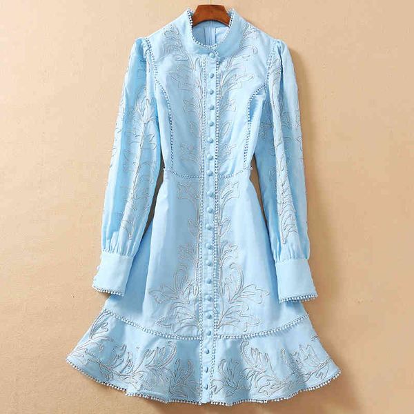 

female autumn casual winter embroidered cotton and linen ed, Black;gray