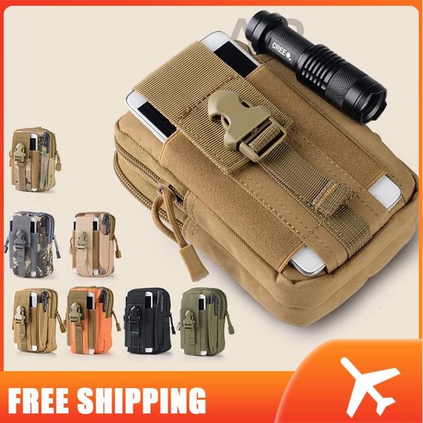 

outdoor tactical pouch belt waist bag military pack travel camping multifunction waterproof phone pocket army rucksacks bags