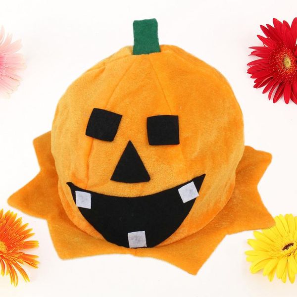 

party hats 3pcs fun pumpkin costume jack-o-lantern caps cosplay props accessories performing supplies
