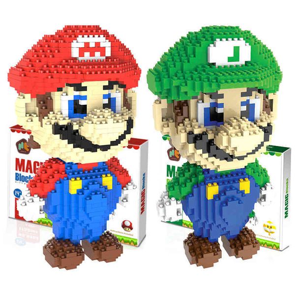 

wholesale price diy legos building block blocks educational toys aimated characters creative toy christmas gifts for kids