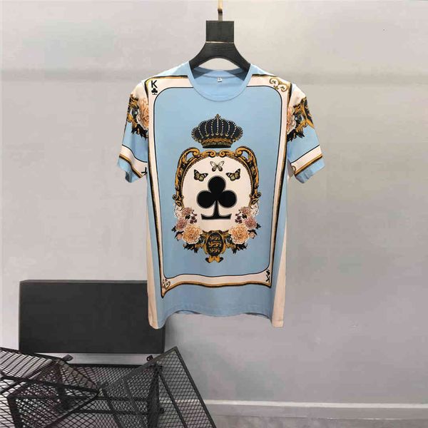 

men's t-shirts europe's female/male style diaminds floral pattern male fashion casual cotton b382, White;black