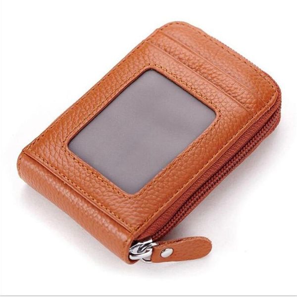 

card holders genuine leather holder wallets female women pillow purse fashion, Brown;gray