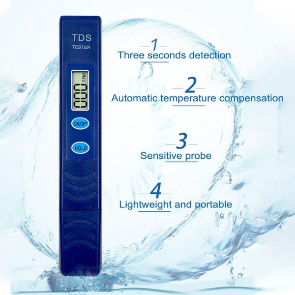 

meters digital aid auto off accurate battery powered waterproof reliable aquarium home tds meter tester pen professional water test