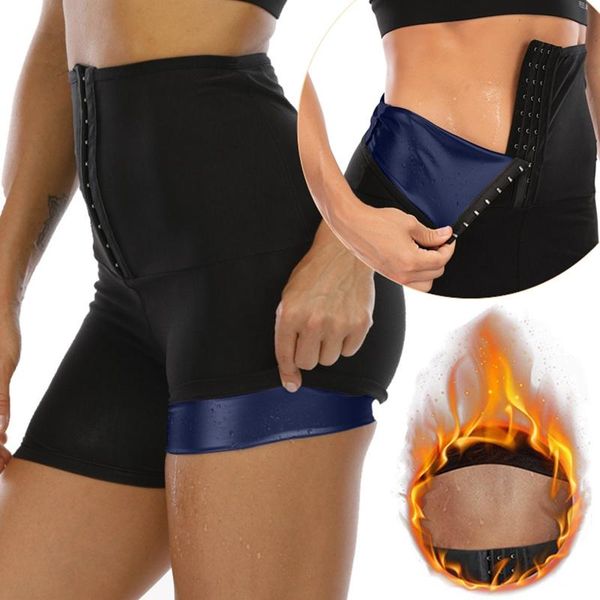 

women's shapers women slim shaper panties sweat sauna pants body slimming waist trainer tummy control shapewear workout suits, Black;white