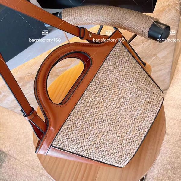 

big brand high - grade design woven shopping totes leisure practical mommy bag portable holiday travel multifunctional basket handheld cross