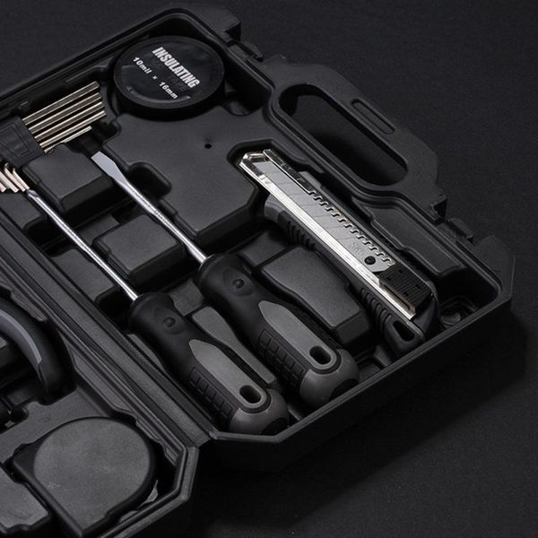 

household daily tool box set multifunctional maintenance hardware 12 in one manual with plastic storage organizers
