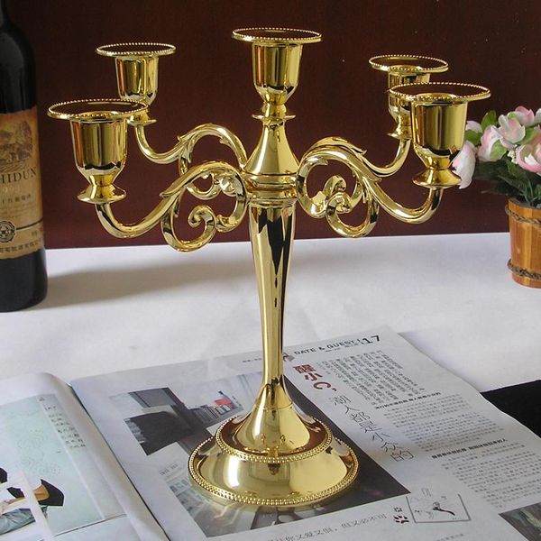 

elegent alloy metal 5-light 3-light candlestick candle holder candelabra stand wedding home birthday party decoration holders