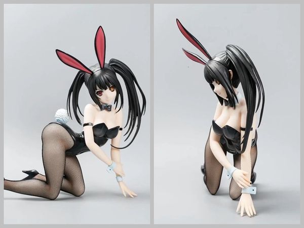 

figures model cartoon handmade toy dating battle ver.1/4 shizaki crazy three rabbit girl kneeling boxed