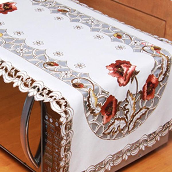 

table runner accessories tablecloth 40*85cm floral vintage embroidered lace decoration protective