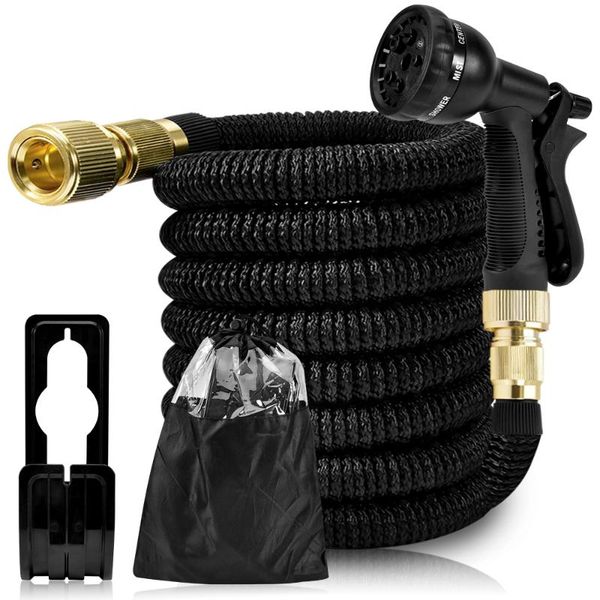 

watering equipments garden water hose 25ft-100ft expandable magic with spray gun flexible hoses pipe connector d30