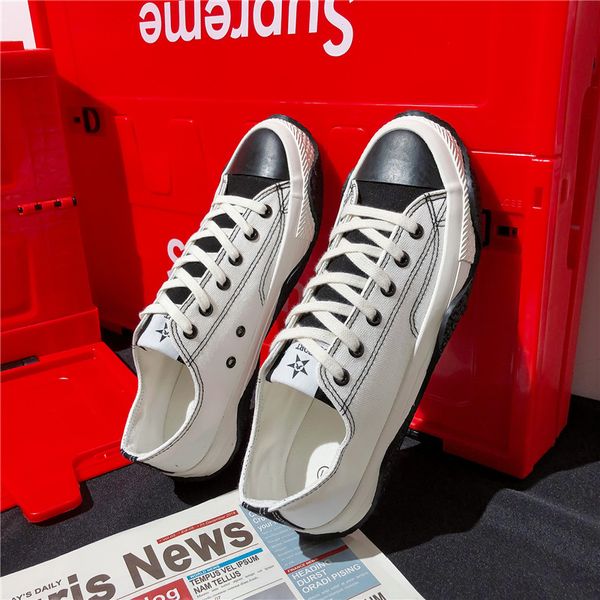 

2021 new low skools classic vulcanized canvas brand shoe men personality skateboard shoe flat comfortable outdoor non-slip shoes