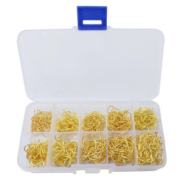 

fishing hooks set high carbon steel jig bait sharp fish hook for saltwater freshwater